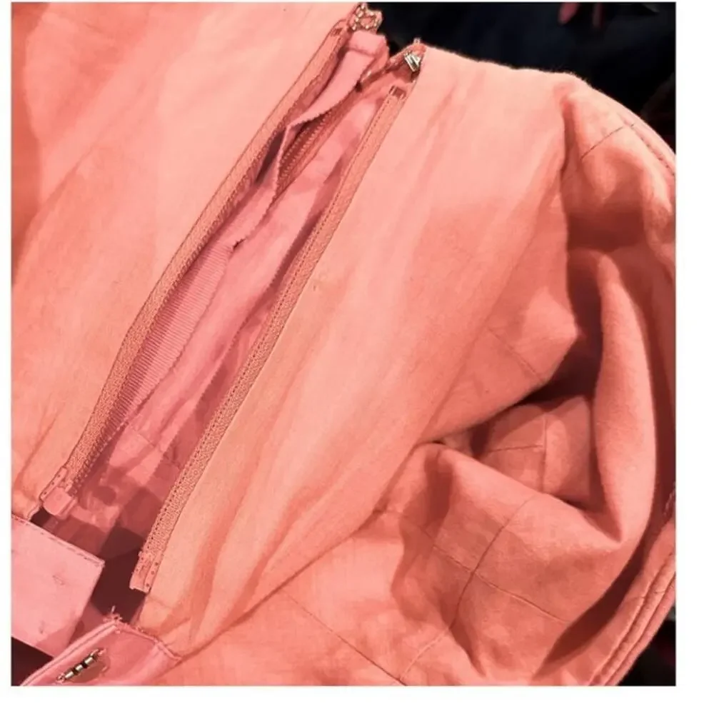 J.Crew Raquel Sheath Dress Y2K Sweet Papaya Strapless 4